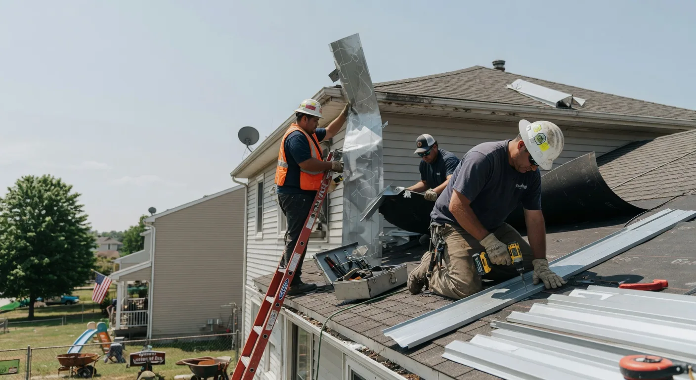 Storm Damage Metal Roof Repair in Hondo, NM